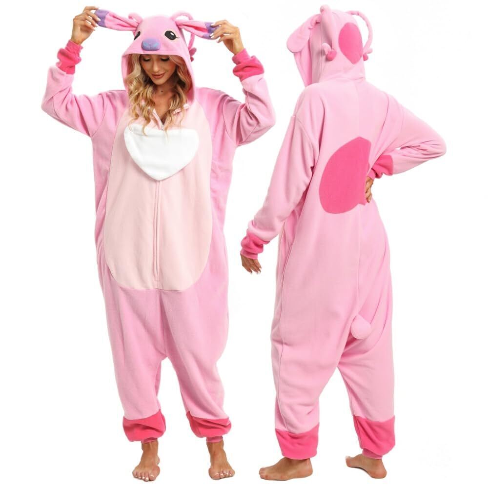 9407 Adult Stitch Onesie Pajamas Animal Onesies Christmas Halloween Cosplay